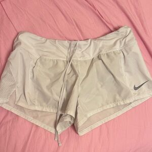 Nike Women's Light Tan Athletic Shorts